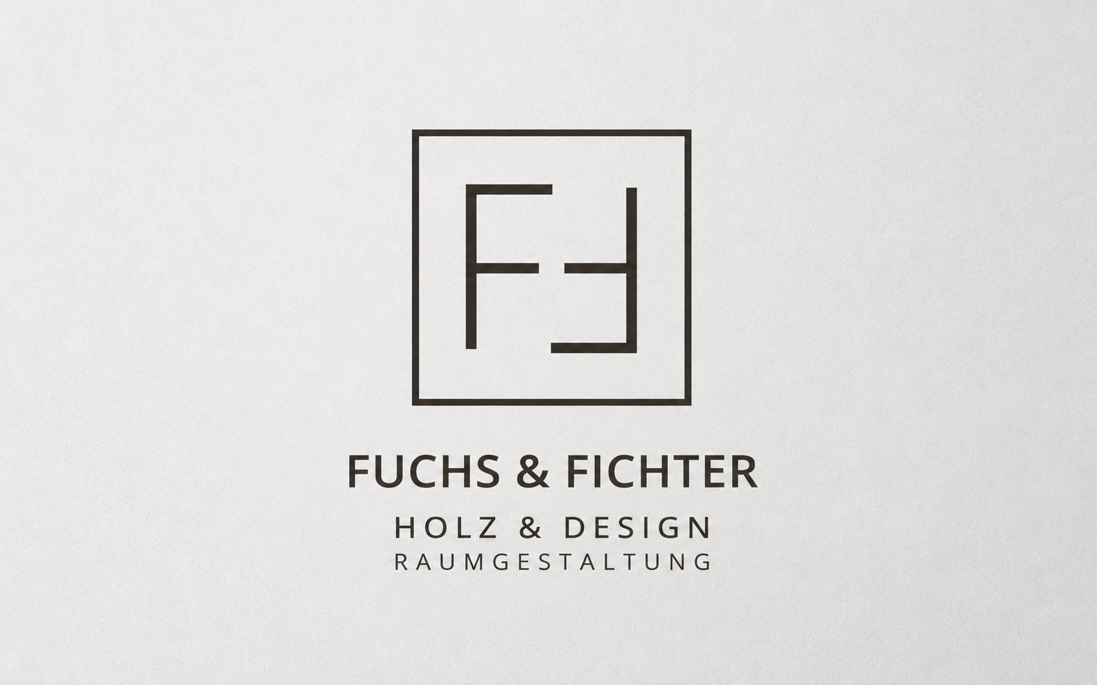 Original-Logo Fuchs & Fichter, Holz & Design, Raumgestaltung